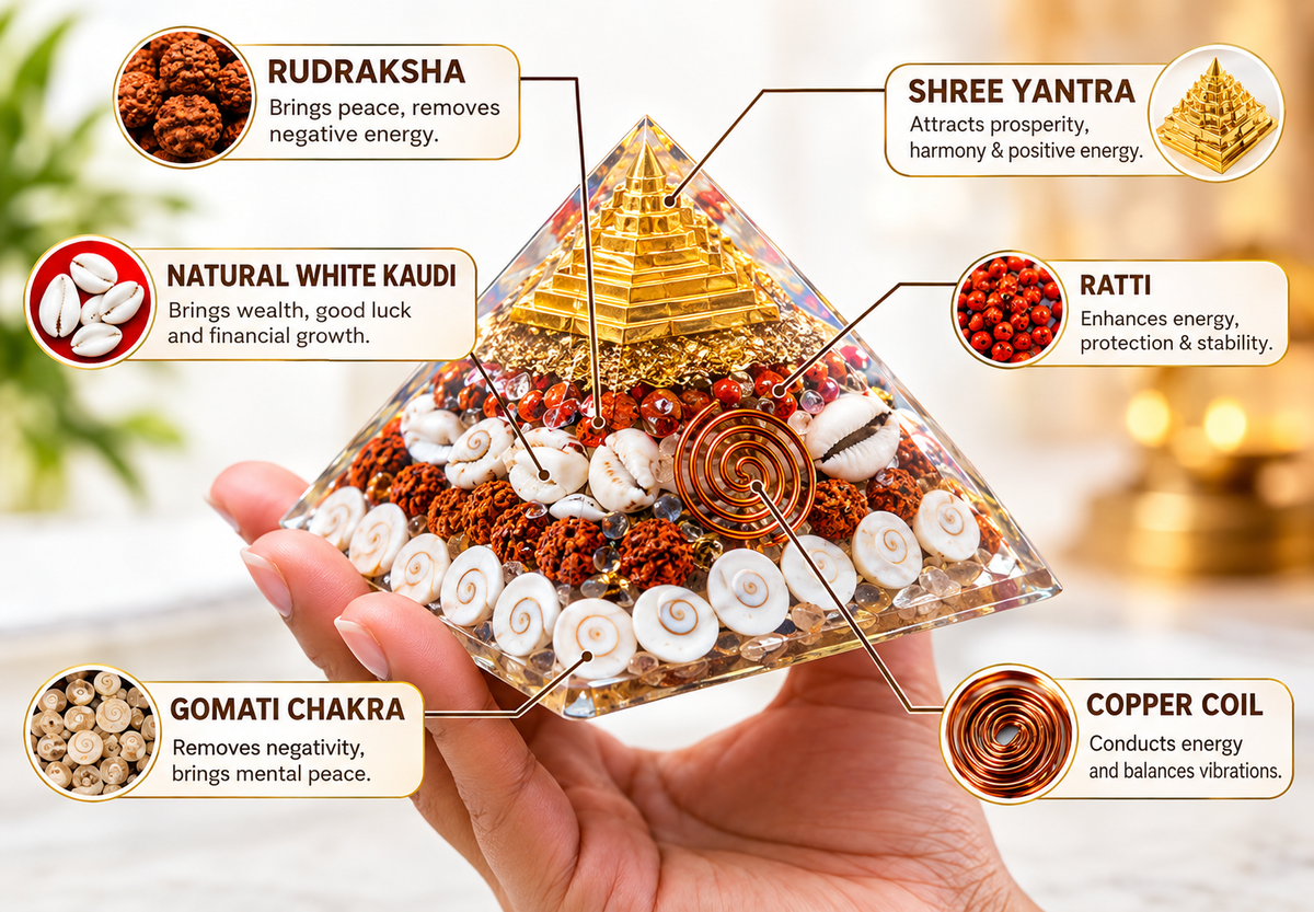 Shree Yantra Gomati Chakra Pyramid – Wealth & Vastu